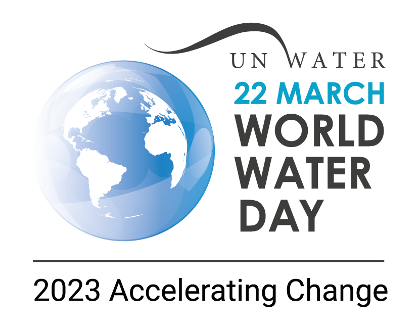 UN world water day march 22nd logo