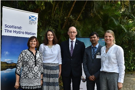 The Hutton Research Team with the Deputy First Minister, John Swinney